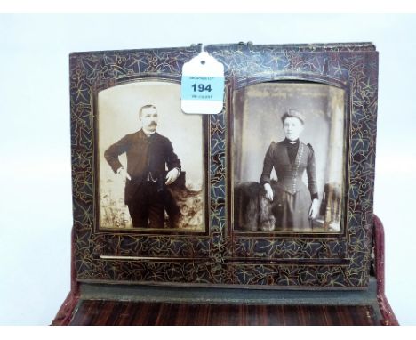 A Victorian album of seventy five portrait photographs
