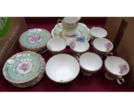 A 1950s tea service comprising 21 pieces
