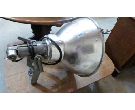 A French Industrial lamp