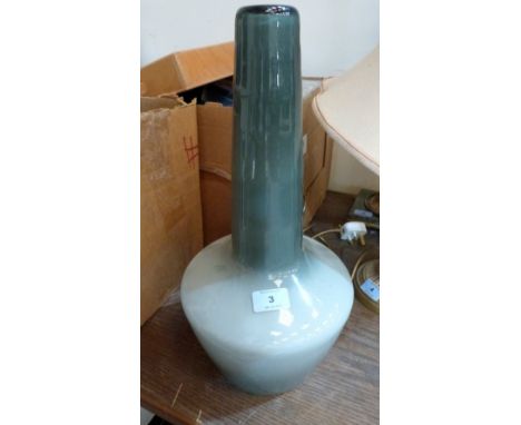 A 1960's Danish glass hanging lamp shade
