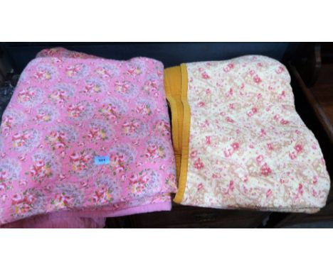 Two vintage quilts
