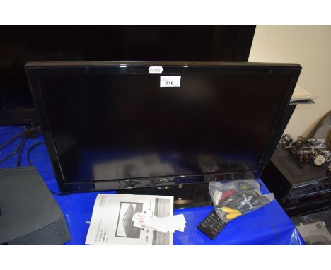 Hitachi 22" colour TV and remote control