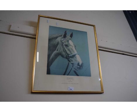 Signed limited edition print of Aldaniti, 132 of 580, signed by Martyn Bailey