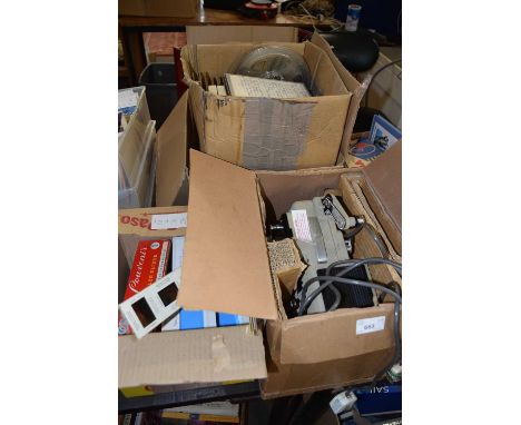 A Eumig Wien Type P8 Phonomatic camera together with a large quantity of accessories - four boxes