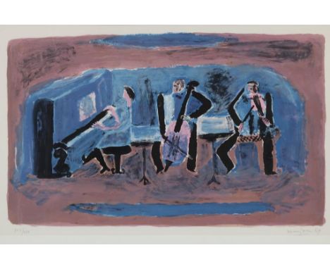 HAYDEN HENRI (1883-1970), sign. and dated. '69 l.r.,  orchestra, lithograph 103/150 37 x 62 cm.HAYDEN HENRI (1883-1970), ges.