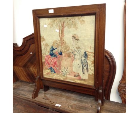 A TAPESTRY FIRE SCREEN