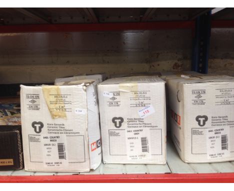 6 BOXES OF CERAMIC WALL TILES
