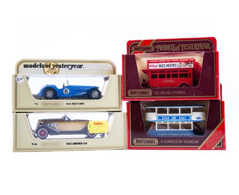 A quantity of Matchbox Yesteryear. 11 Special Editions/late examples including 2x 1920 Rolls Royce, 1905 Busch Fire Engine, 2