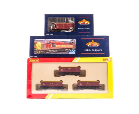 A small quantity of OO gauge railway by Bachmann etc. 2x class 37 diesel locomotives. A BR example 37254 in BR Rail Blue live