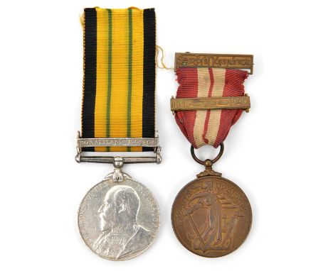 A.G.S. 1902, 1 clasp Somaliland 1902-04 (2539 Pte Charsi Ram 107th Pioneers) NVF (edge bruised). Republic of Ireland Emergenc