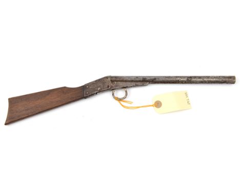 A Diana “Little Daisy” cork firing miniature “pop gun”, 1915-37, 17” overall, of tinplate construction with ring trigger, the