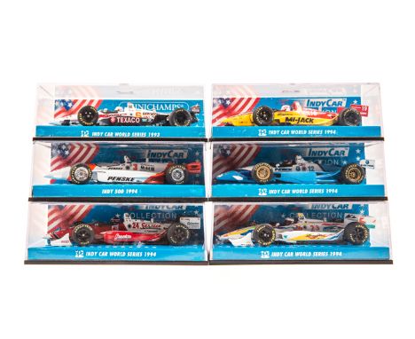 15 Minichamps 1:43 Indy Car Collection. 4x Lola Ford K. Mart Havoline - 2x N. Mansell and 2x M. Andretti. Plus 2x Lola Chevro