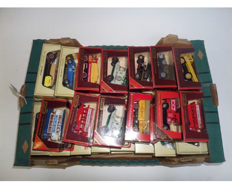 A quantity of various makes. 4x Matchbox Superfast – 2x No17 The Londoner buses, No18 Field Car and a No50 Articulated Truck.