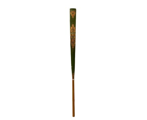 Scarce H.R.H. Prince George Prince of Wales (later H.M. King George V) Royal barge wooden oar finely painted decorated with P