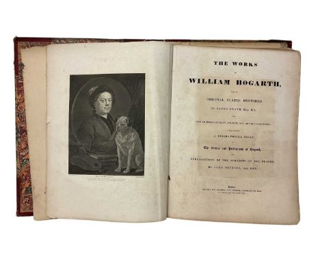 John Nichols - The Works of William Hogarth. From the Original Plates Restored by James Heath, Baldwin and Craddock, large fo