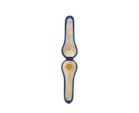 H.R.H. Prince Alfred Duke of Edinburgh &amp; Duke of Saxe-Coburg and Gotha (1844-1900), fine Gold presentation stick pin with