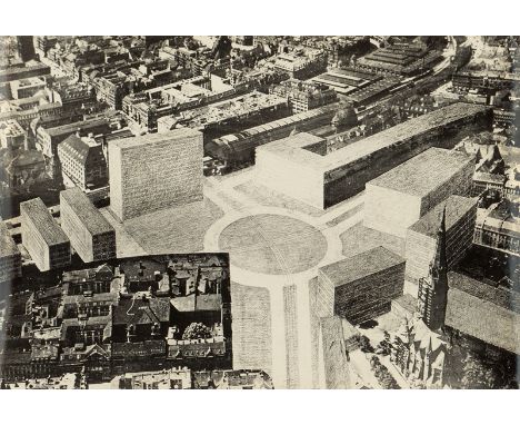 Architecture &amp; Design -- Photographer: Wilhelm Niemann (1891-1981). Design project for Alexanderplatz, Berlin by Ludwig M