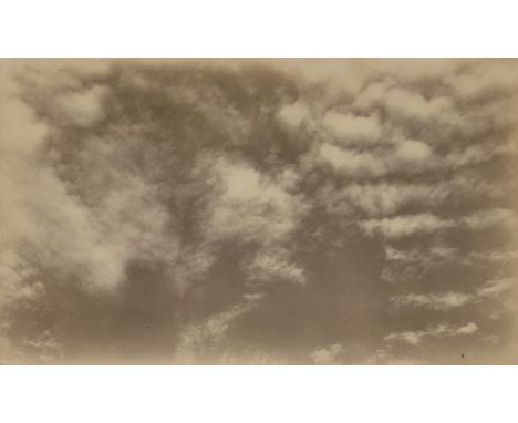 Neuhauss, Dr. Richard Gustav -- Selected images from the "Wolken-Atlas" (Cloud Atlas). 1889-1891. 5 albumen prints.1889/91. E