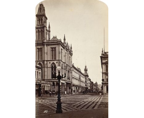 Lange, Oscar Victor -- Views of San Francisco. 1873/74. 10 albumen prints. Each circa 13 x 20 cm. Each with number in the neg