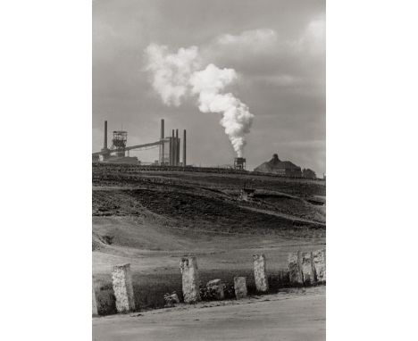 Wolff, Dr. Paul -- Silesian industry. 1930s. Vintage ferrotyped gelatin silver print on Agfa-Brovira paper. 23,5 x 16 cm. Pho