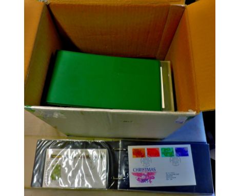 Great Britain -First Day Cover Collection in (6) Albums, few foreign (300 approx)