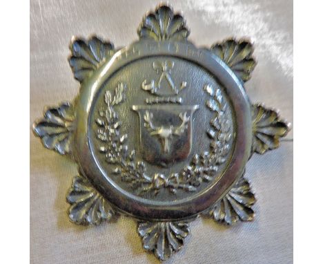 British Scottish Light Infantry, Silver hallmarked on the rim.