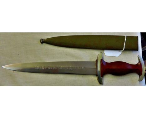 German NPEA Political University dagger for students, a very good example maker marked: Karl Burgsmuller Berlin-Charlottenbur