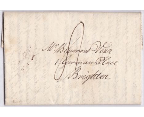 London 1826 EL-Camberwell to Brighton, with double ring London 