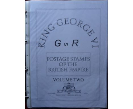 British Commonwealth King George VI albums (2).  Published by Filey Philatelic, a space for every stamp, lightly used, empty 