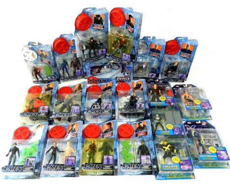 Marvel X-Men Action figures by Toy Biz, X-Men The Movie: 2 x Professor X (Patrick Stewart) with motorised wheel chair, Profes