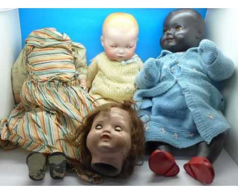 Three dolls including Armand Marseille 341/4.K