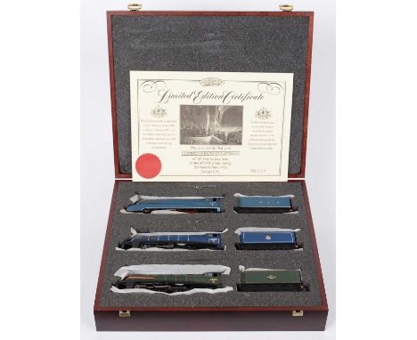 Bachmann 00-gauge three steam locomotive and tender set, Commonwealth of Australia, limited edition and No.719\1000, with cer