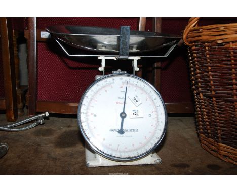 A "Weighmaster" Grocery scales.