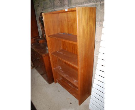 A shelf unit, 31" wide x 13" depth x 59" high.