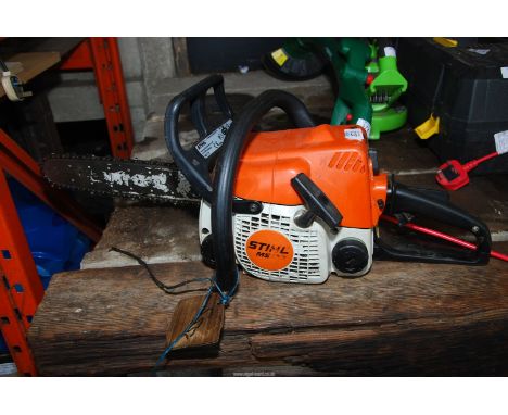 A "Stihl" Chainsaw.