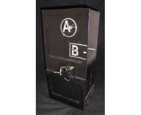 An A& B button coin operated GPO telephone   CONDITION REPORTS  Unknown if working or complete.  Appears to have been re-pain