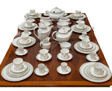 Royal Doulton White Nile dinner, tea and coffee service, over 90 pieces.
