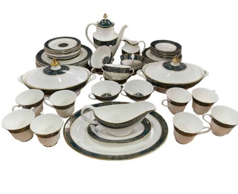 Royal Doulton Carlyle tea and dinner service, approximately 50 pieces.