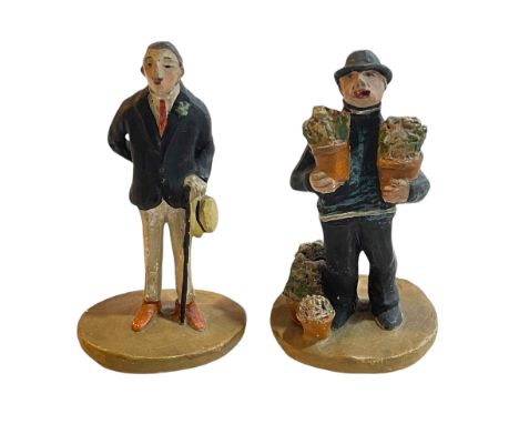 Two works by the first female American stop-motion animator - Helen Smith Dayton 'Gentleman with Straw Hat and Cane' and 'Flo