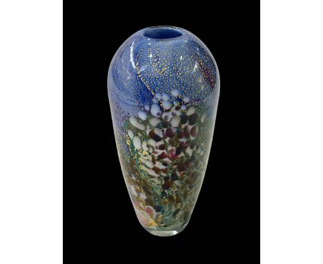 Jonathan Harris Studio Glass Renoir limited edition vase 3/50, 17cm boxed.