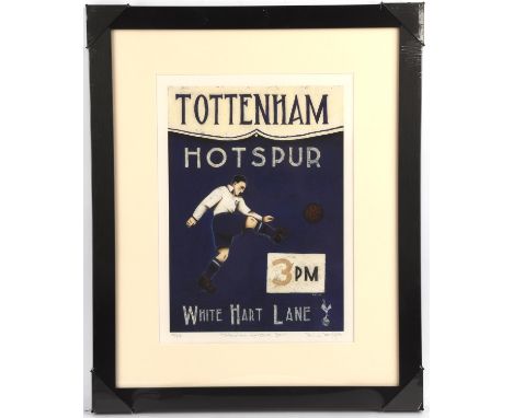 Tottenham Hotspur FC - Paine Proffitt limited edition giclee art print, Tottenham Hotspur 3pm. No 10 of 25 , Signed Paine Pro