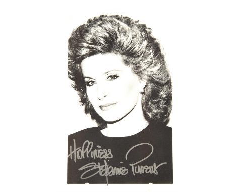 Autographs: Twenty-three Signed publicity photographs and Letters -many Signed to John, includes, Stephanie Powers, black and