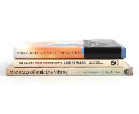 JONES (Terry). The Knight and the Squire, Signed first edition hardback book, and two others by the author comprises, The Kni