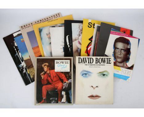 Music related concert programmes, tickets, and books - includes, programmes for David Bowie Outside Tour '95; The Paul McCart