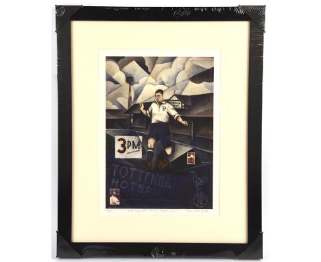 Tottenham Hotspur FC - Paine Proffitt limited edition giclee art print, Old Days At White Hart Lane. No 10 of 25, Signed Pain
