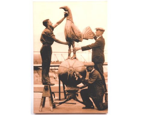 Tottenham Hotspur FC - 'Cleaning of the Cockerel' official Tottenham Hotspur canvas, approx. 40cm x 60cm x 4.5cm. The Vendor 