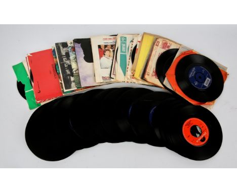 Vinyl Records - Approx 200 7" singles / E.Ps. Mostly from 1960s to 1980s Many chart singles and children's records etc includ