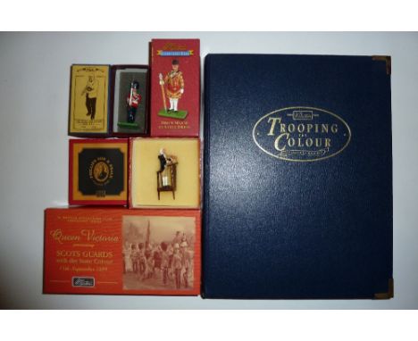 Britains Trooping of the Colour etc. Trooping of the Colour set in ‘Book’ box, 3074, Limited Edition of Dennis Britain charac