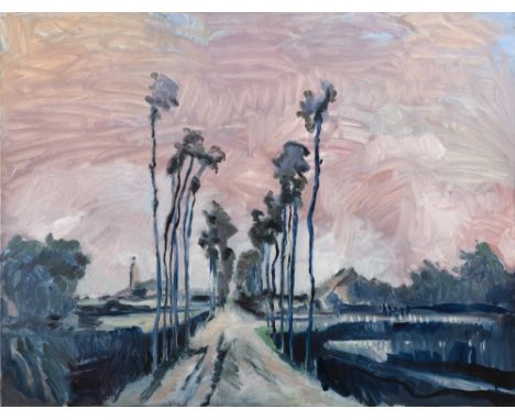 Schotten, UtaHaarlem, 1972100 x 130 cm, o. R.Allee, 2012. Öl auf Leinwand. In Faserstift rückseitig signiert und datiert.Priv