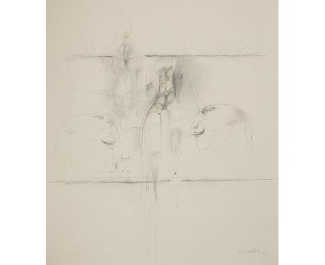 Wunderlich, PaulEberswalde, 1927 - Saint-Pierre-de-Vassols, 201065,5 x 50,5 cm, o. R."Creation d'une femme", 1963. Bleistift 